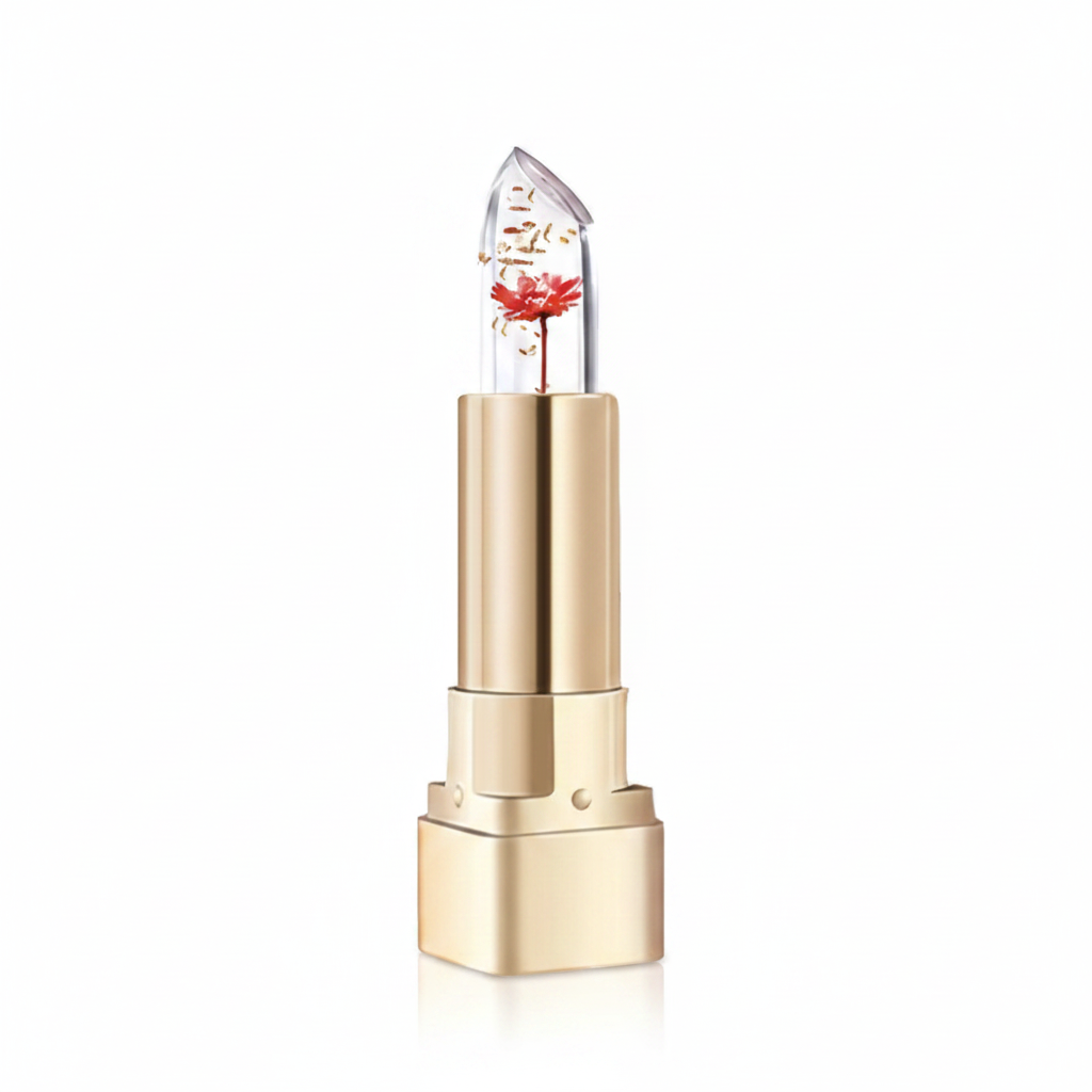 Crystal Flower Lipstick - White Background