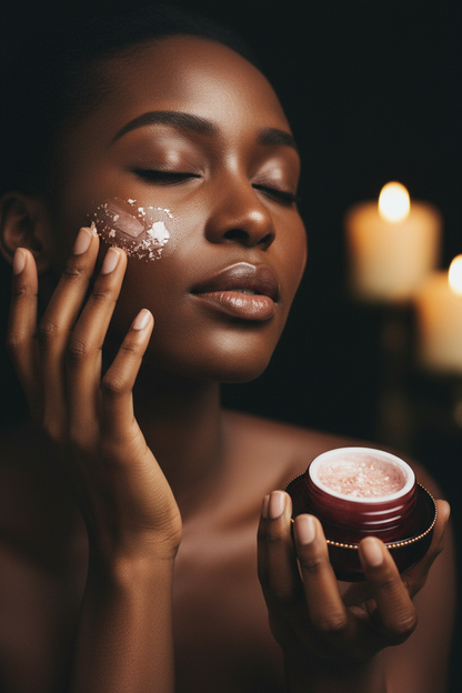 Essence Cream - African Woman Applying