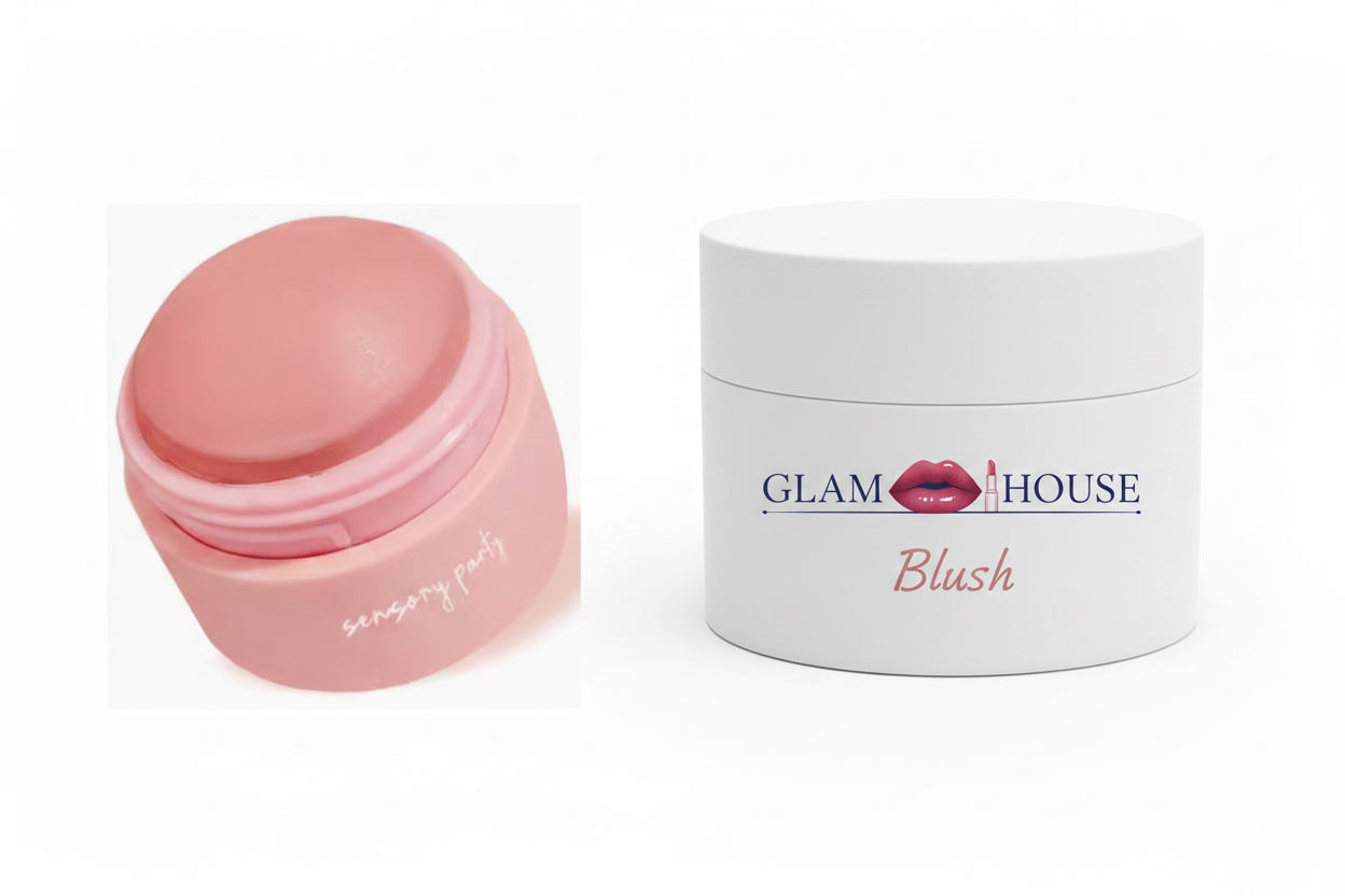 Glam House Blush Proportional Side by Side