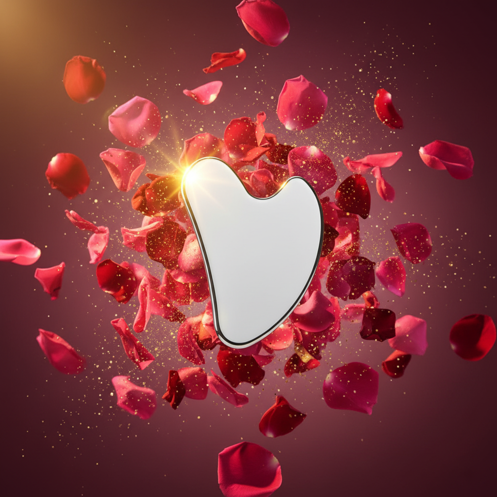 Gua Sha Rose Petals Explosion