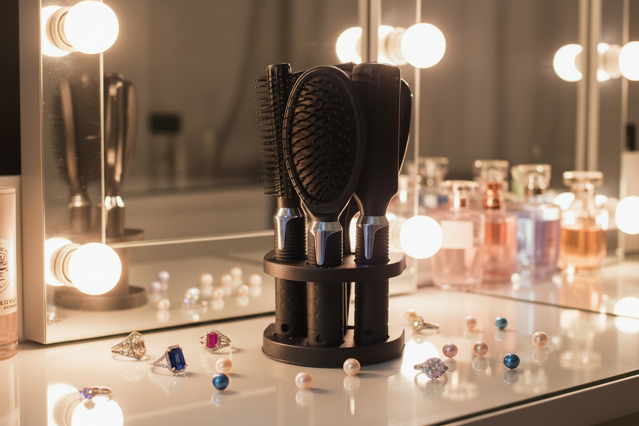 Hair Brush Set - Designer Rings Vanity