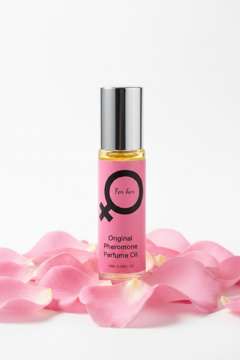 Pheromone Perfume Oil - White Background