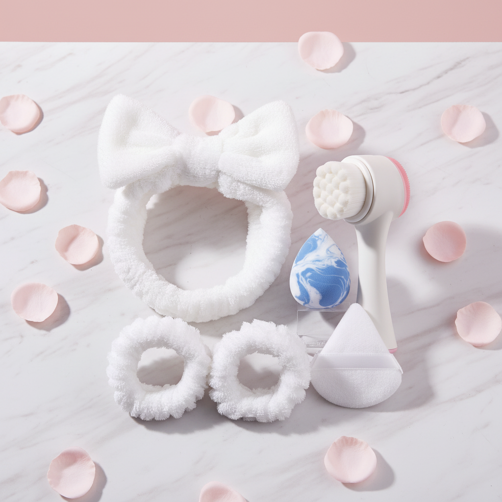 Skincare Set - Flat Lay