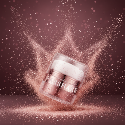 Snow Highlighter Pink Shimmer Background